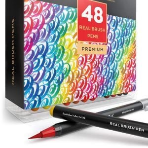 comprar 48 rotuladores profesionales acuareables arteza