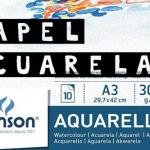 comprar papel acuarelas barato