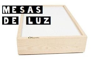 Mesas de luz para dibujar.
