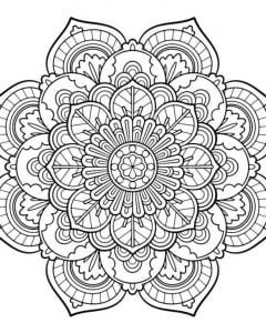 pintar mandalas
