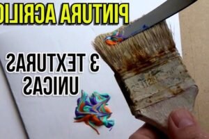 Texturas únicas: cómo pintar con bolsas de plástico