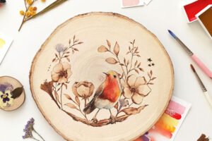 Acuarela sobre madera: técnicas y consejos para pintar