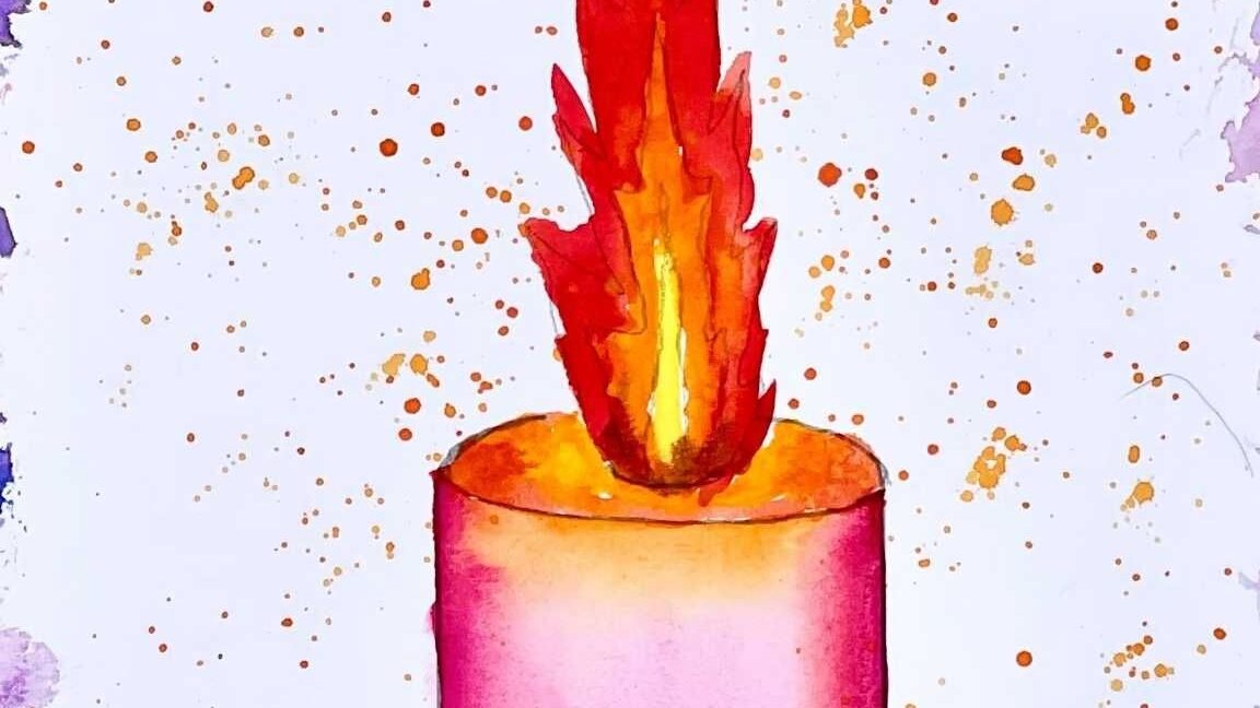 En este momento estás viendo Acuarelas brillantes: aprende a potenciar tus obras con velas
