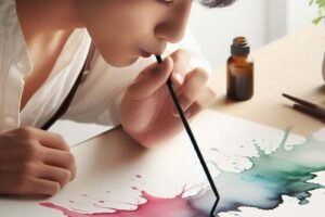 Acuarelas con sal: Crea texturas orgánicas y únicas