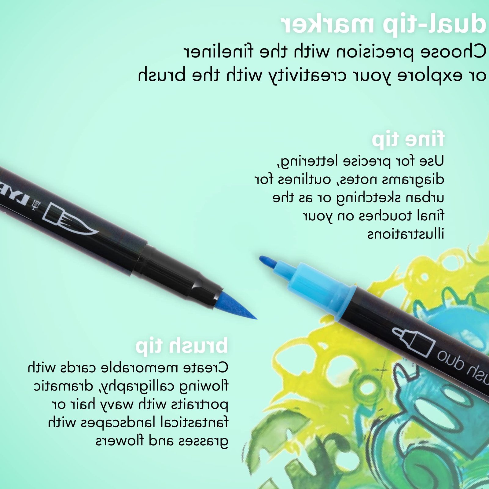 En este momento estás viendo Consejos para aprovechar los rotuladores Aqua Brush Duo