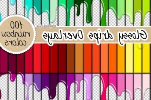 Crear un arcoíris brillante: cómo hacer dripping con crayones