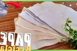 Fabrica papel de forma casera en 3 simples pasos