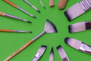 Formas de pinceles para pintura: características y usos