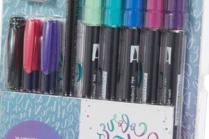 Guía de uso de los rotuladores Tombow: Descubre sus características