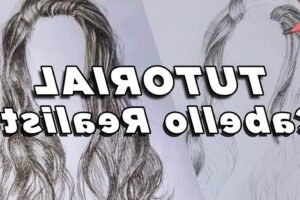 Guía paso a paso: dibujar pelo realista a lápiz con video tutorial