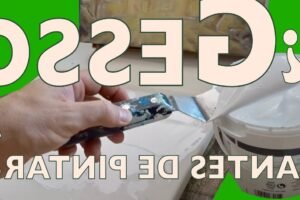 ¿Qué es el gesso y cómo se utiliza en tus proyectos?