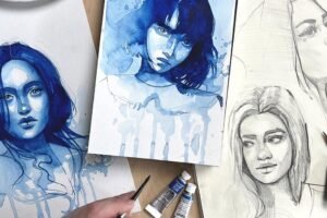 Retratos con acuarela: consejos y proceso para lograrlos