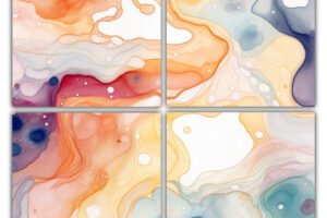 Telas estampadas en bastidores artísticos