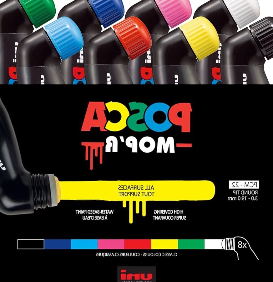 En este momento estás viendo Usos de los rotuladores MOP’R: Los nuevos POSCA