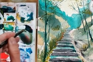 Vídeo tutorial: cómo pintar con acuarelas paso a paso