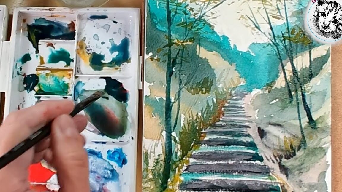 En este momento estás viendo Vídeo tutorial: cómo pintar con acuarelas paso a paso